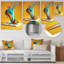 Décoration murale multicolore en verre à talon haut I - Fashion-87833048