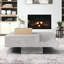 Albanie Pedestal Coffee Table with Storage