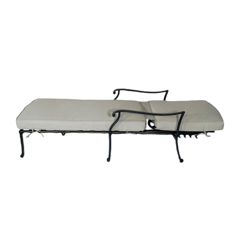 Chaise longue Humza avec paire de coussins