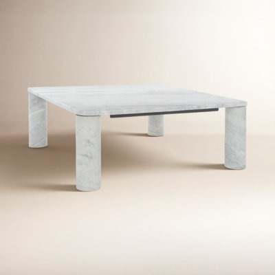 Enid 35" Genuine Marble Coffee Table