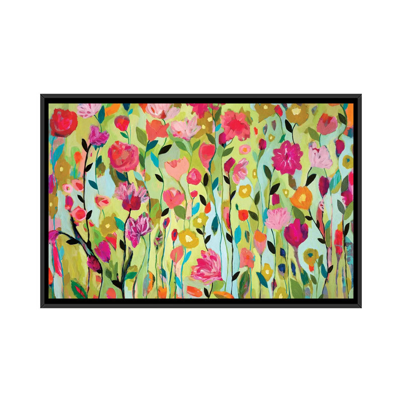 « prime i », impression sur toile, H 18 po x l 26 po x P 1,5 po, Toile avec cadre noir, Pas de tapis