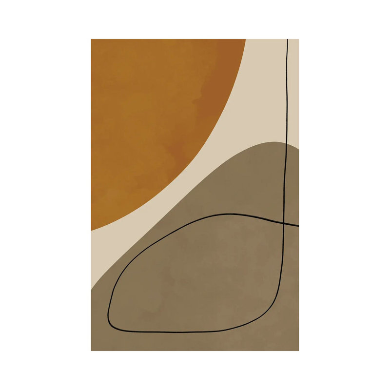 Organic Abstract Shapes III by Alisa Galitsyna - Wrapped Canvas Gallery-Wrapped Canvas Giclée, 20.32 cm H x 30.48 cm W