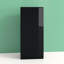 Carlton 2 Door Double Wardrobe - High Gloss Front, Soft Close Hinged Doors. Modern No-Handle Push-to-Open Design-39703062
