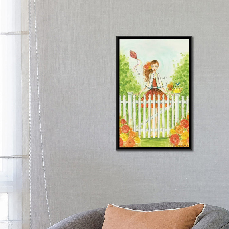Printemps à Summerside, art, Toile avec cadre noir, H 26 po x l 18 po x P 1,5 po