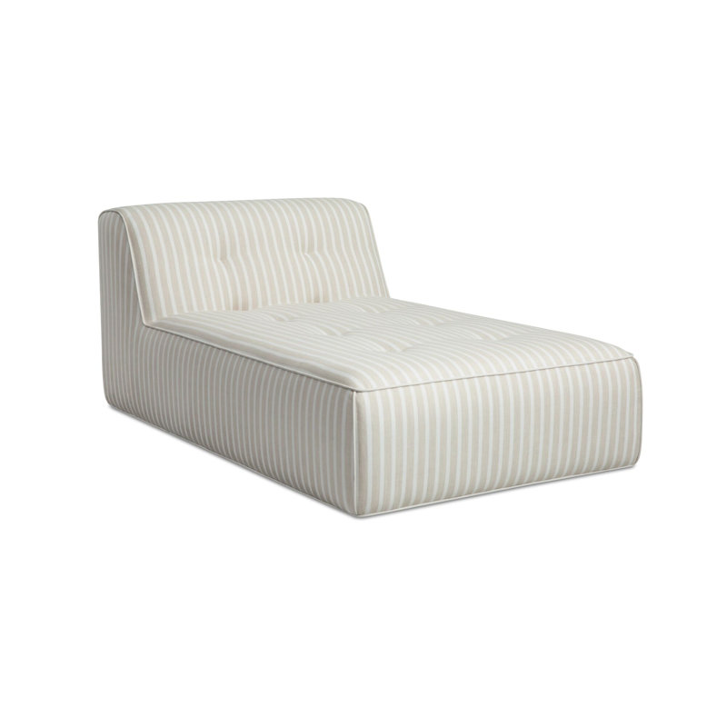 Sunseeker Outdoor Chaise Lounge, Brown Stripe, Acrylic