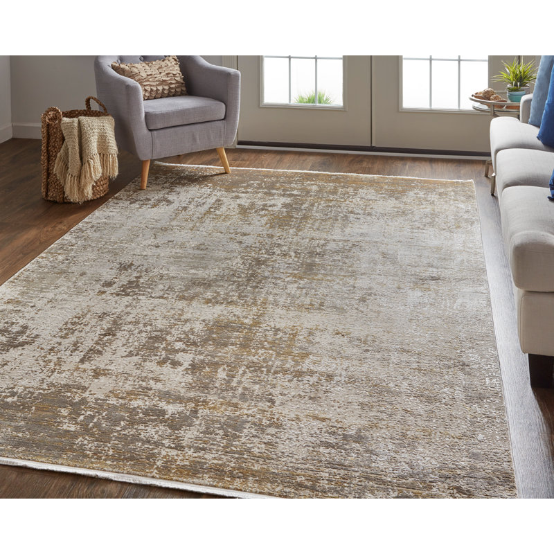 Abstract Indoor Rug, Rectangle 9'9" x 13'2"