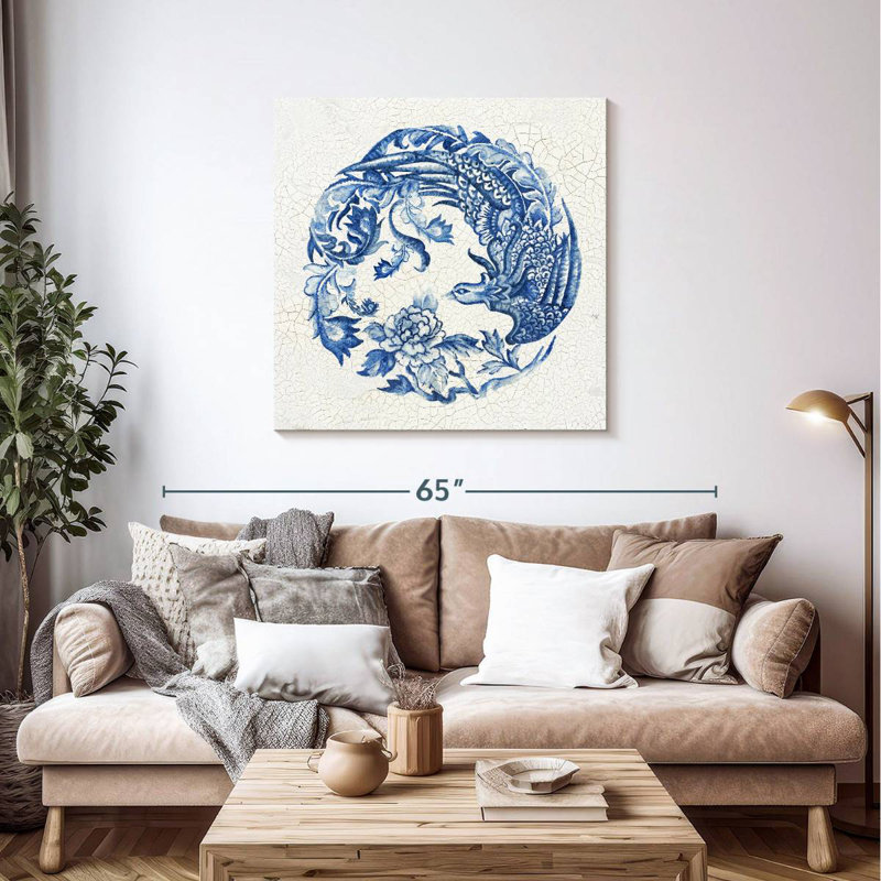 Brampt Chinese Porcelain I, 39" H x 39" W