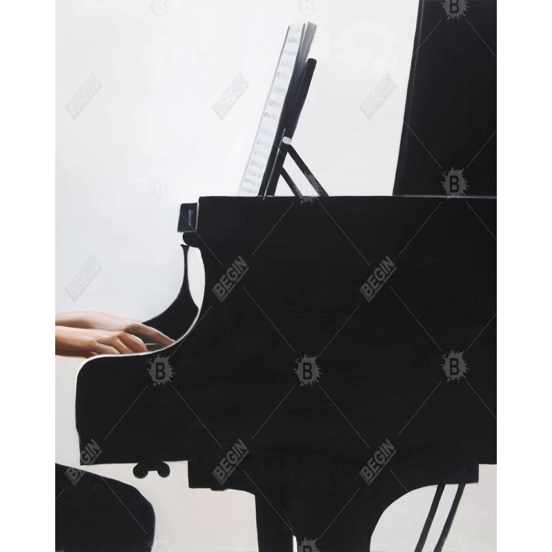 Melody Print On Canvas, H 60 po x l 48 po