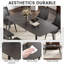 Table de salle à manger 62,99 po Modern Stone
