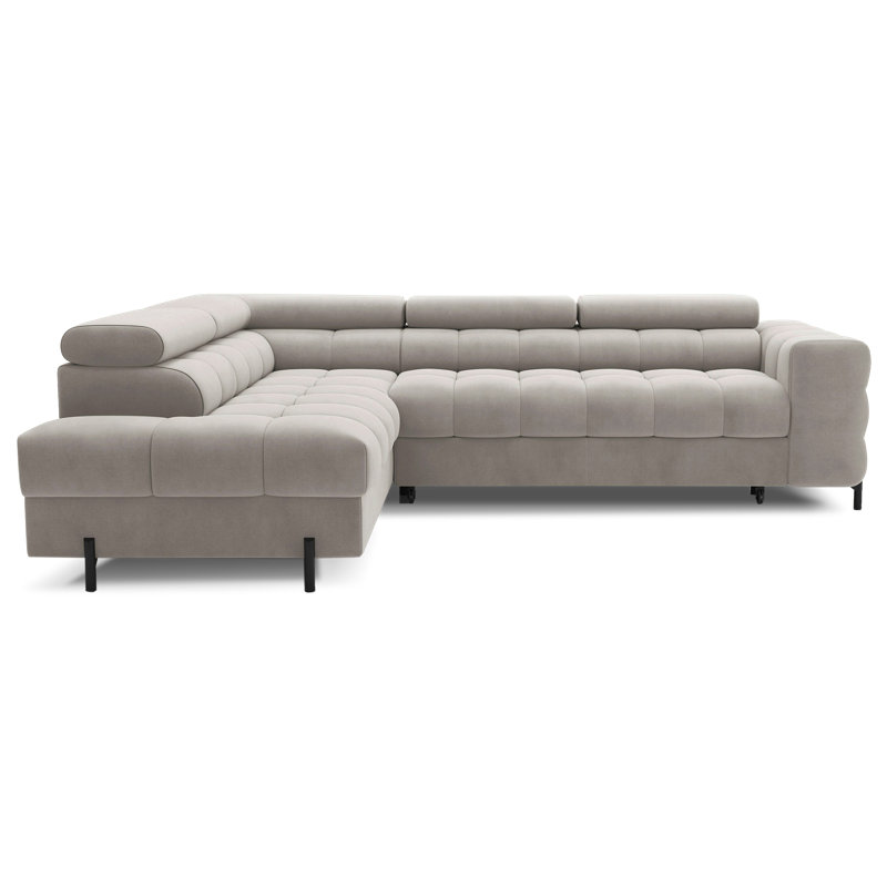Burglind 5 Seater Sofa Bed, Left Hand Facing, Beige Paros 2