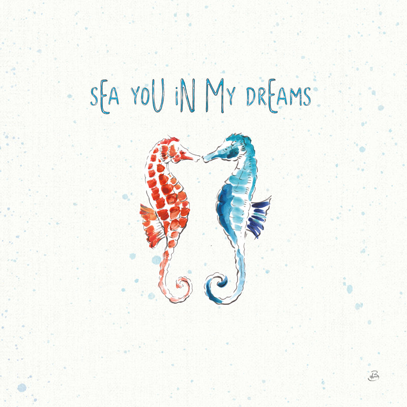 Maritime IV by Daphne Brissonnet - Wrapped Canvas Typography, 91cm H x 91cm W x 3.8cm D