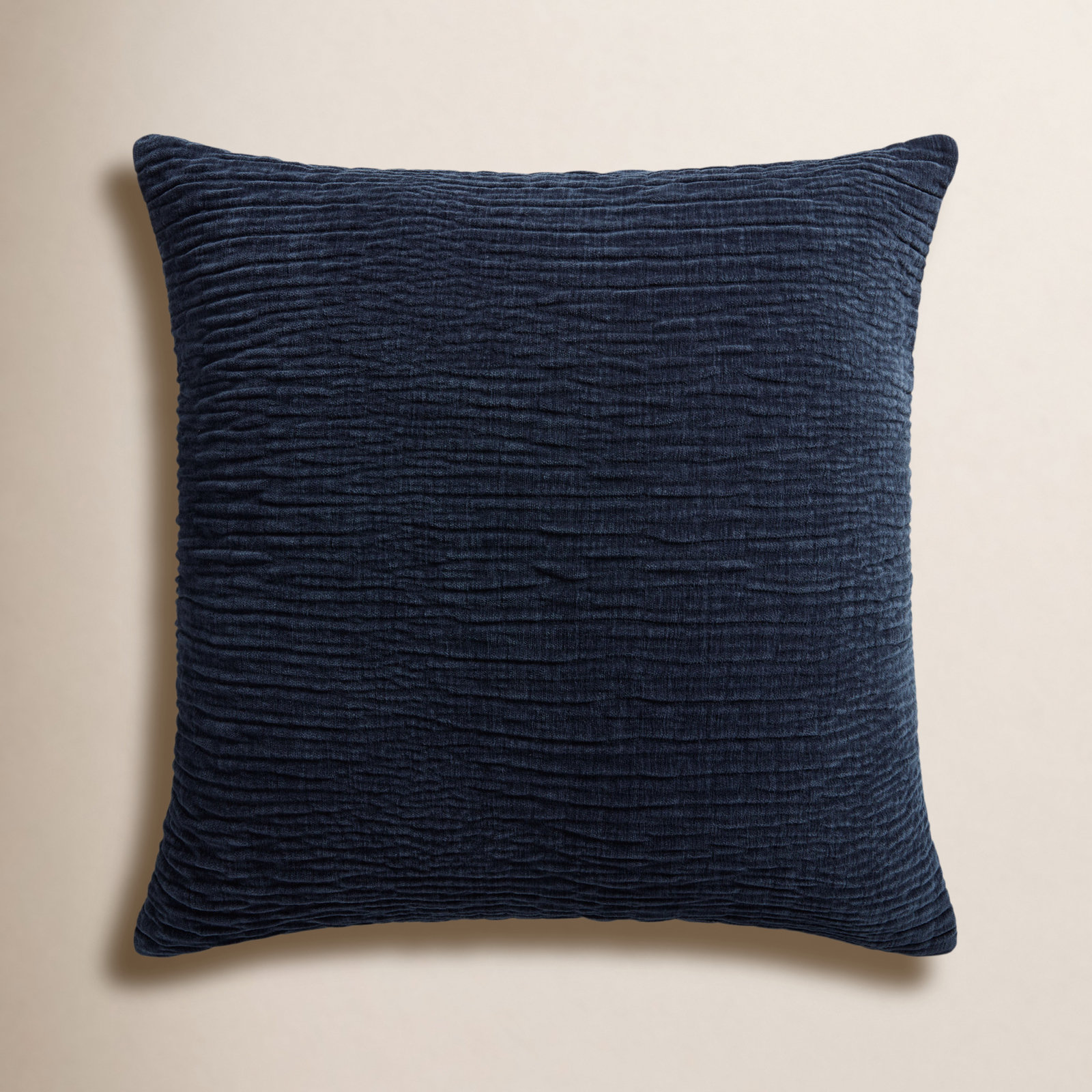Edan Throw Pillow, Navy, Pillow Cover Only - No Insert, 22"H x 22"W