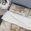 Ensemble d'édredon floral 4 pièces - fleur beige simple avec taies décoratives et coussins décoratifs-131382359