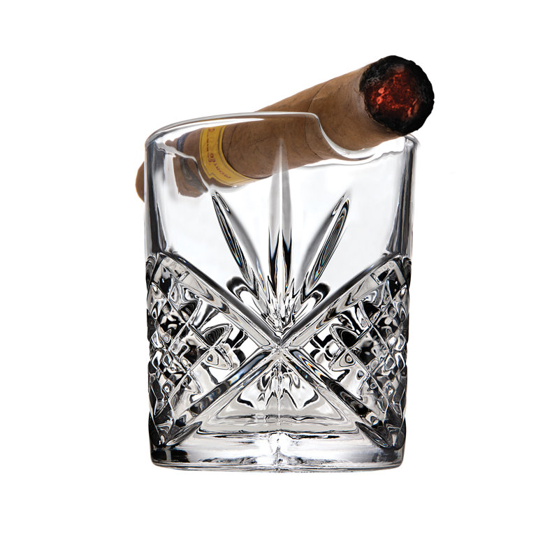 Cigare Dublin en cristal double à l'ancienne