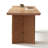 Brown Rectangular Solid Wood Dining Table-631409593