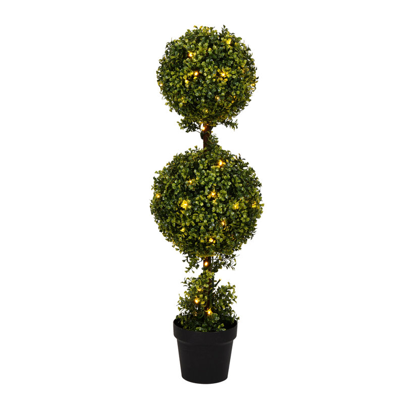 Topiaire de buis artificiel 36 "en pot
