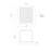 Mavis 4-In LED Exterior Wall Sconce-103256073