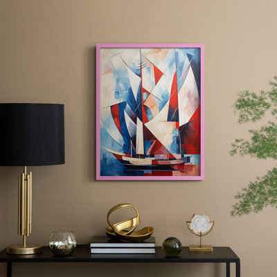 NAUTICAL Series CDIV, reproduction encadrée - bois massif
