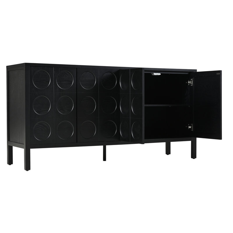 Armoire de rangement, buffet, armoire en bois pour la cuisine et le salon, armoire de rangement, armoire d'appoint moderne pour la maison