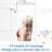 12" Rainfall Shower Head With Strong Adjustable Arm, No Leakage Stable And