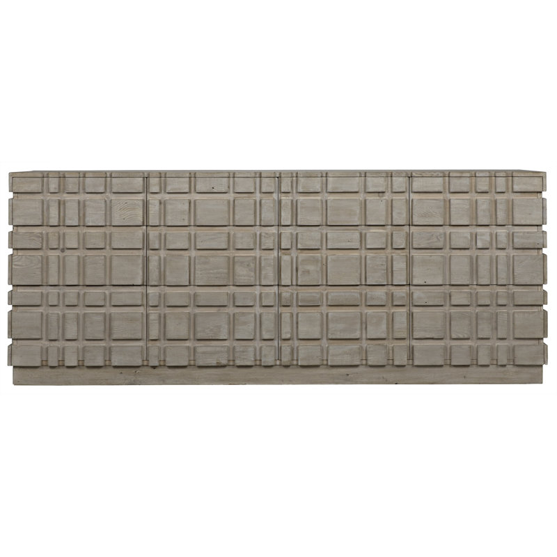 Oslo 12 - Drawer Solid Wood Dresser, Gray Wash Wax