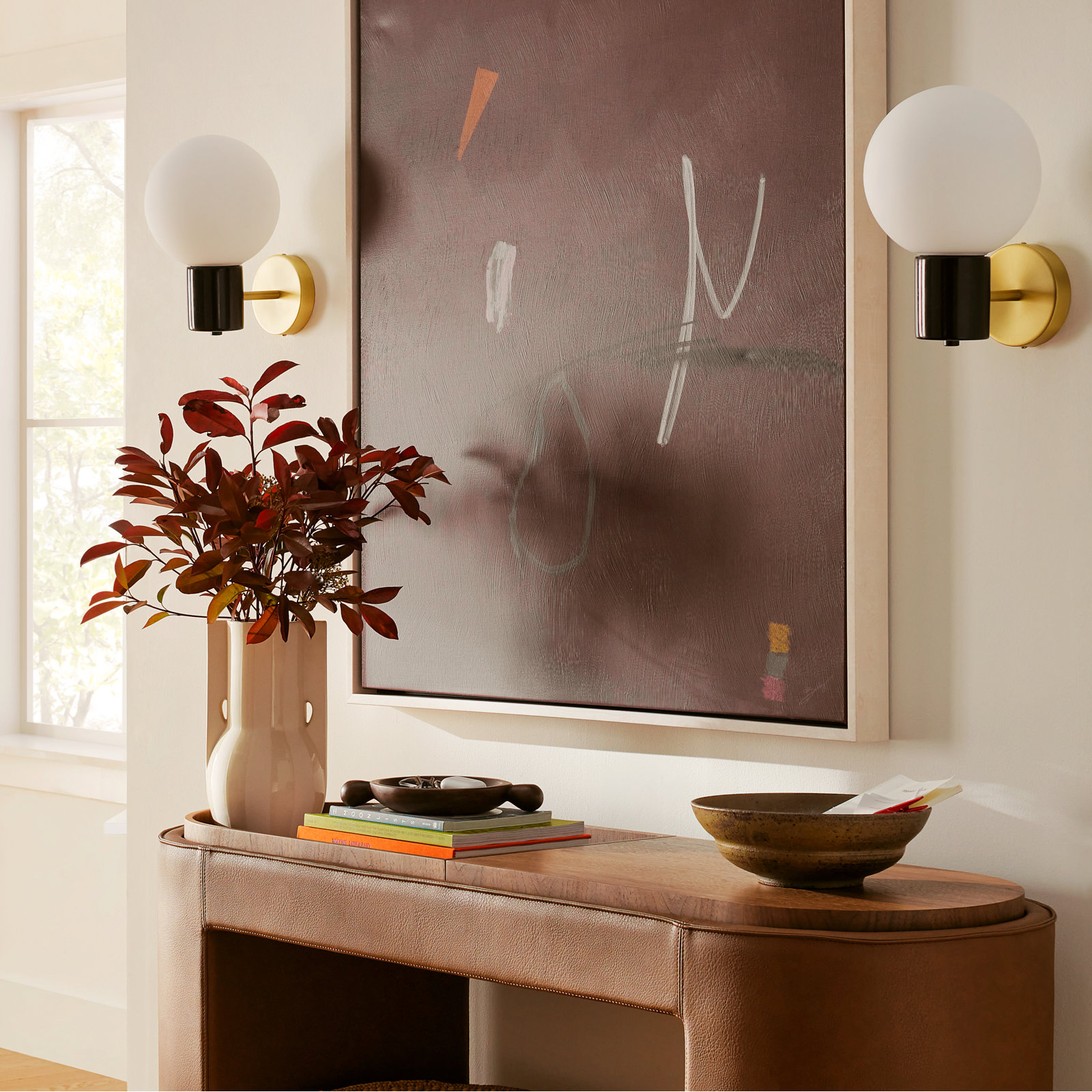 Vargas " Particles V " by Bobby Berk, 50.75" H x 37.75" W