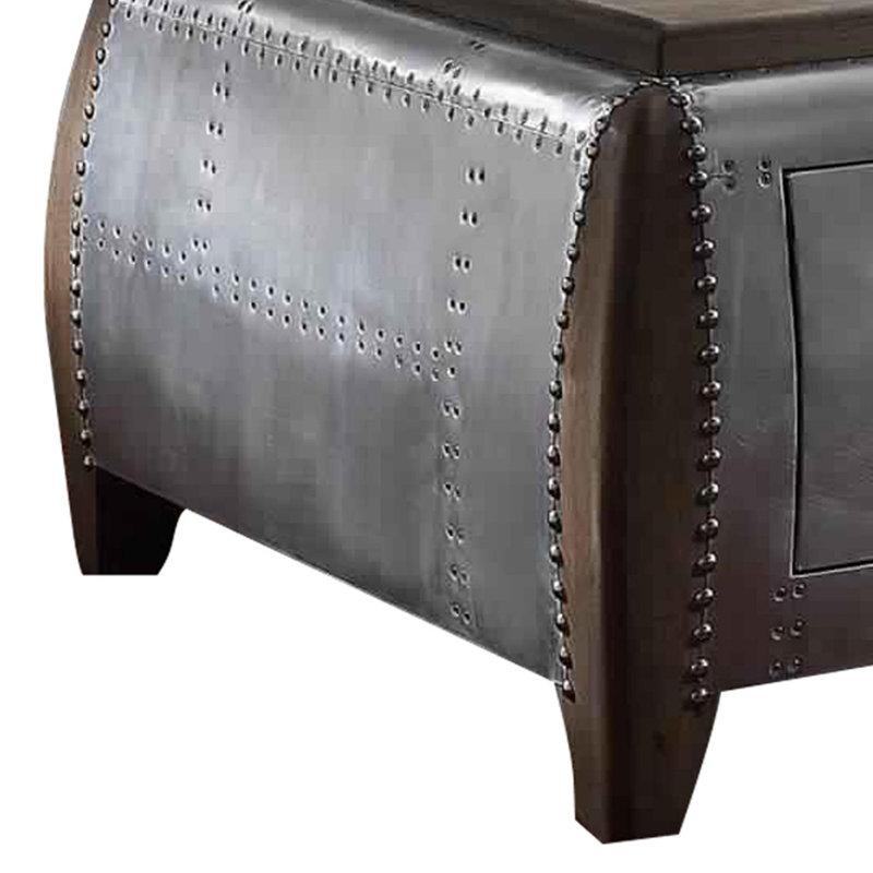 Table basse avec rangement 4 pieds