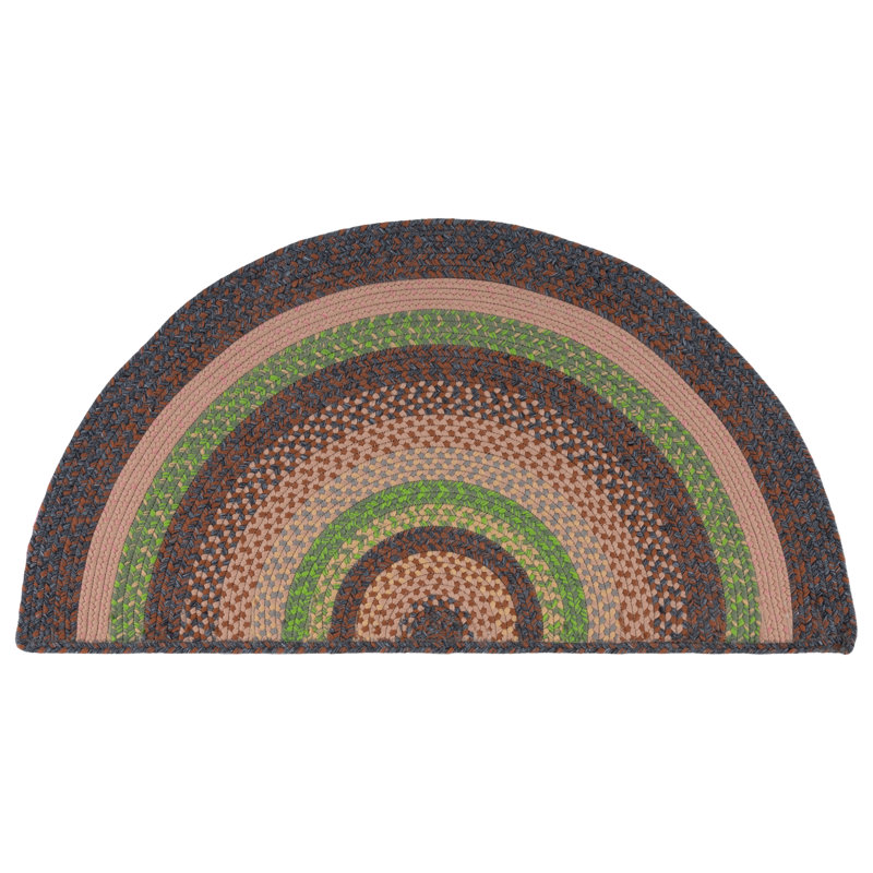 Tapis intérieur / extérieur Ceaira Performance, Demi-cercle 2 pi x 4 pi
