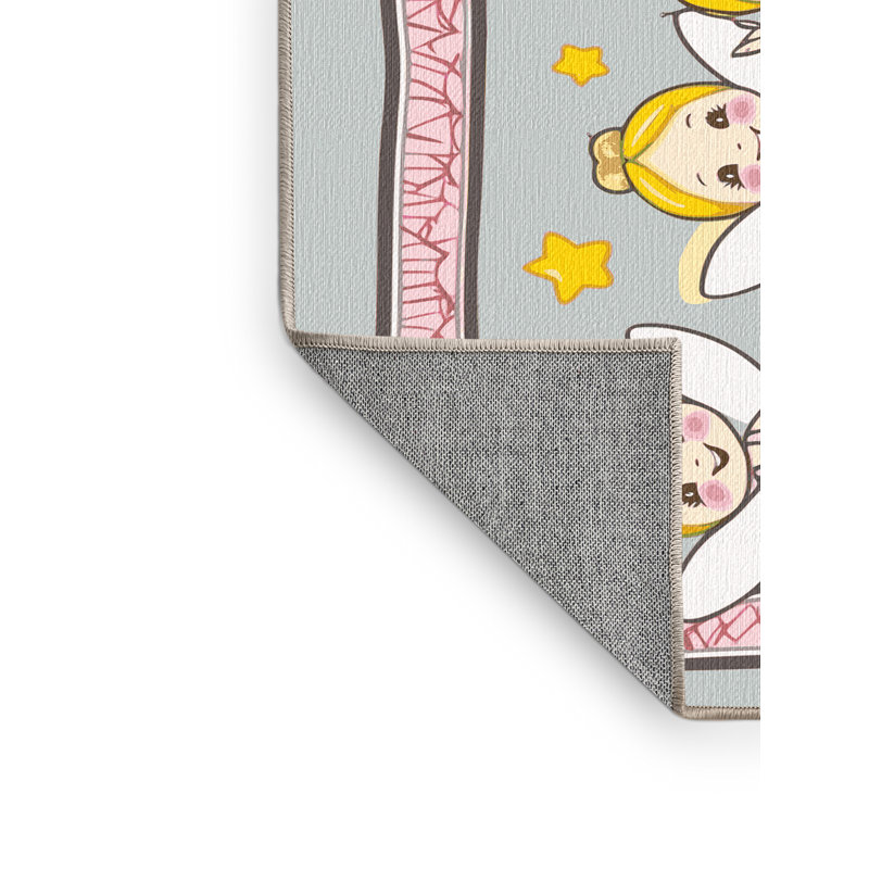 Tapis fantaisie Zoomie pour enfants Zoomie, Tapis de couloir 2 pi x 4 pi