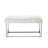 Renoir Faux Fur Metal Frame Ottoman Bench For Bedroom-22279239-22279243