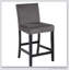 Tabouret de comptoir en velours Cobre