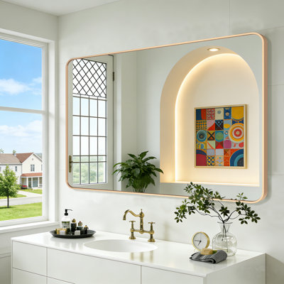 Ensemble de 2 miroirs muraux Viridiana