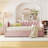 Feaman Upholstered Velvet Daybed with Trundle Bed-1902262622