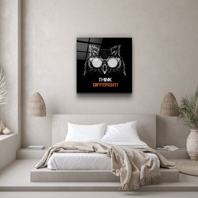 Elegant Decorative Tempered Glass Painting, 40 x 40 Inches | 100% Tempered Glass, Thickness: 0.16 Inches | UV Printing for Vibrant Colors & Durability | Perfect for Home Decor & Art Enthusiasts