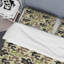 Camouflage vert militaire - ensemble de housse de couette abstrait - microfibre de polyester-1083527767