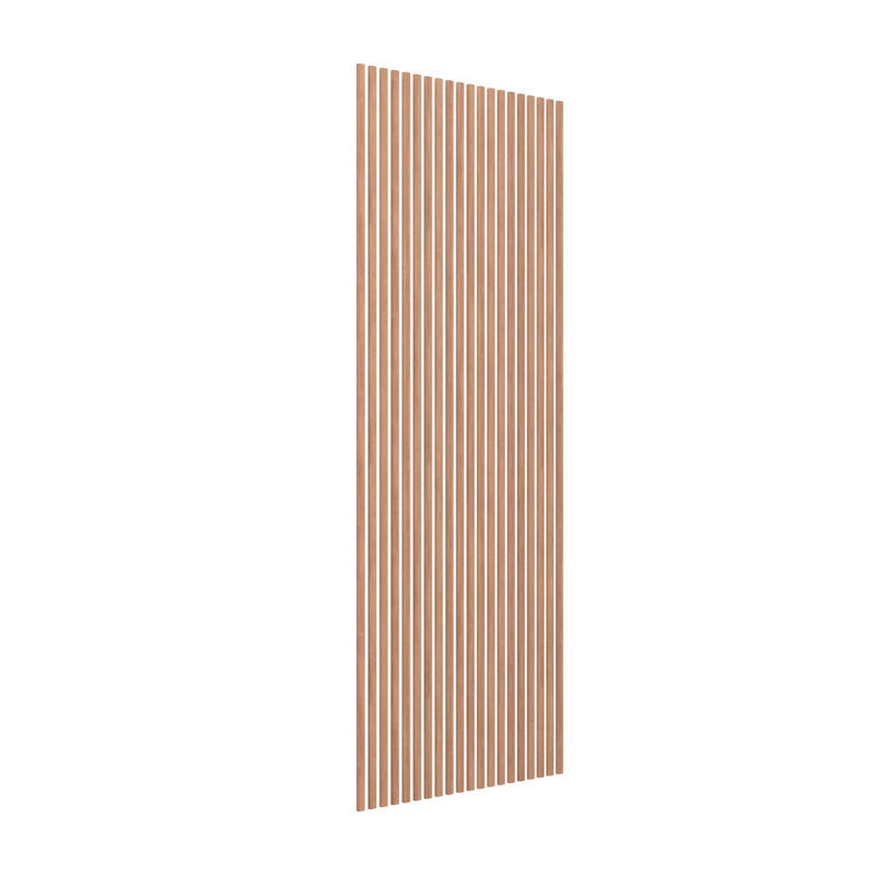Ensemble mural de lattes de teinture Heritage Heritage avec l 1 po x H 94 1/2 po, Acajou