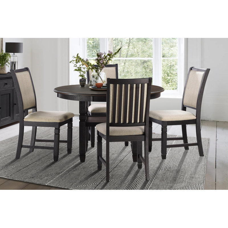 Ensemble repas pour 4 personnes Aiobha, Noir