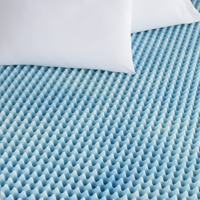 Surmatelas en mousse viscoélastique réversible 2 "- Sleep by Wayfair ™, Très grand, 2"