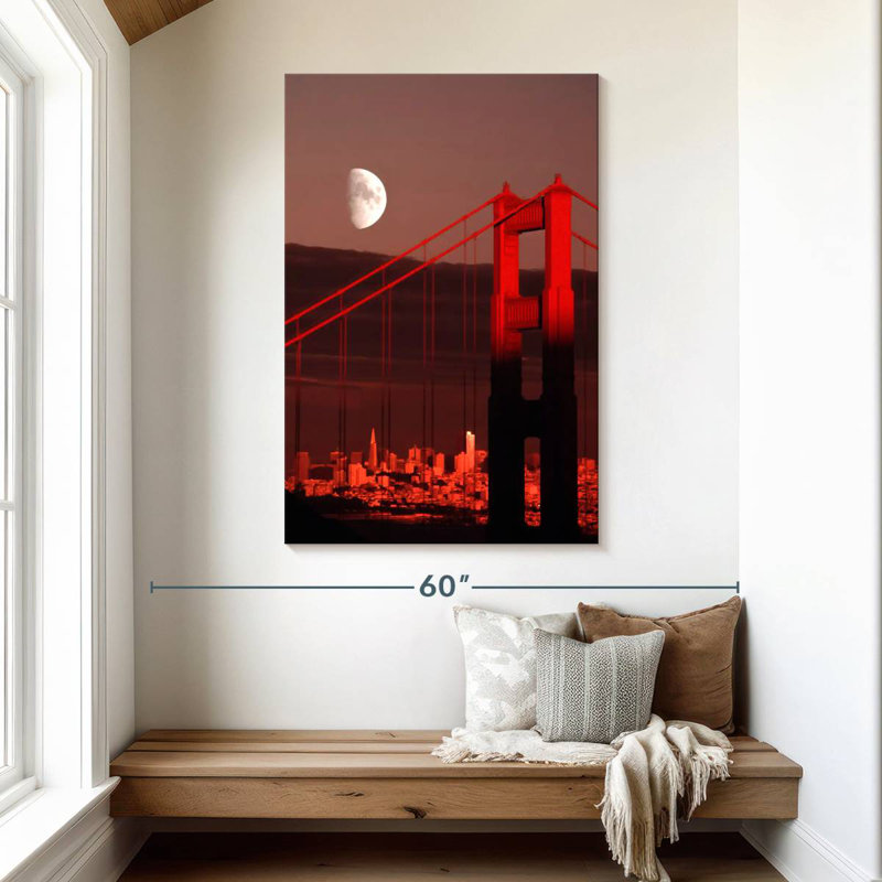Lilie Golden Gate Moon, 48" H x 32" W