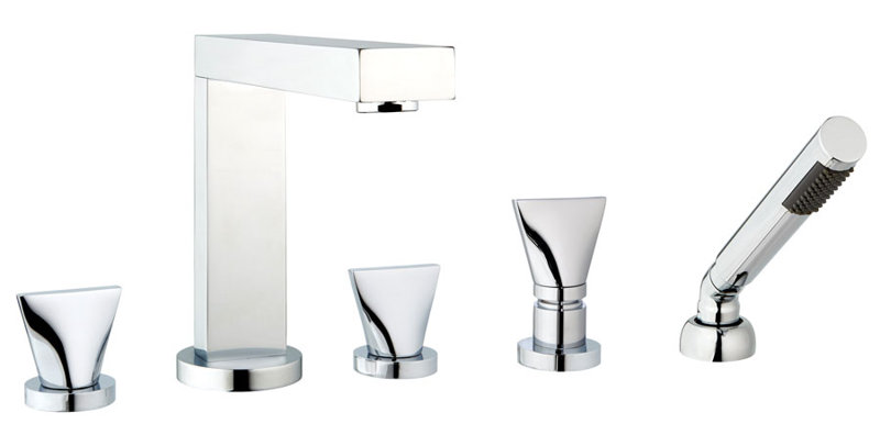 Tub Filler, Polished Chrome