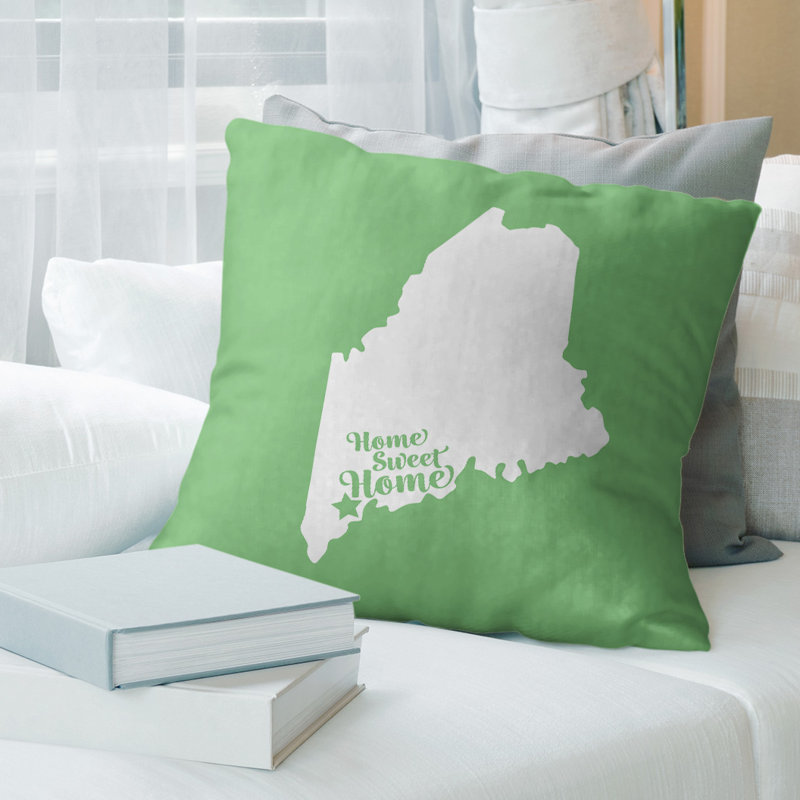 Coussin décoratif home, Portland, 20 po x 20 po, Vert