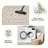 1PC Vintage Distressed Neutral Geometric area rugs for Living Room, Soft and Comfortable, Suitable for all seasons, easy-to-maintain, machine washable Indoor floor mat, Under Table Farmhouse suitable for dining table, coffee table, bedroom, entryway,-129196809