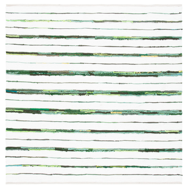 Tapis performance tissé à la main Montauk, Carré 6 pi
