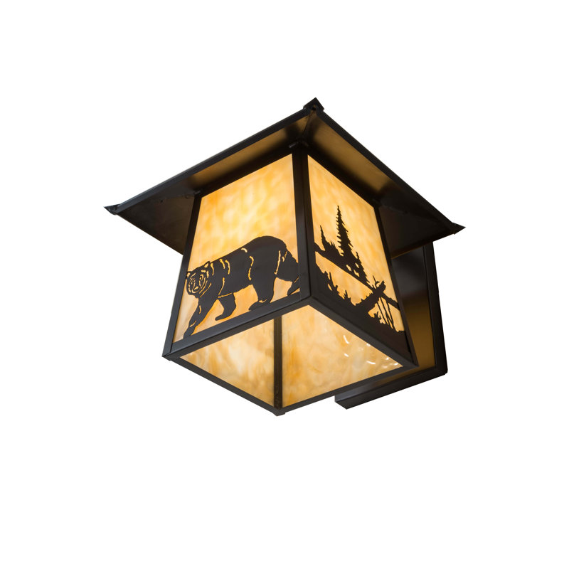 Rustic Lodge 1 - Light Outdoor Wall Lantern
