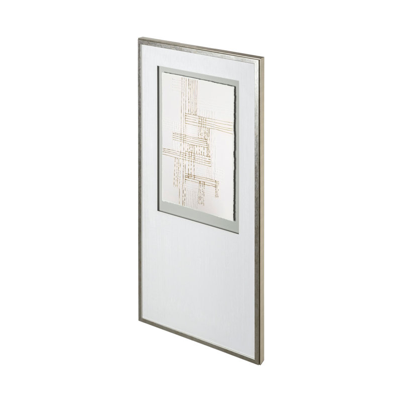 Stave II a Handmade Original Framed Artwork under Glass, Stave II