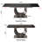 63'' To 94.5” Extendable Sintered Stone Dining Table For 8-10 With Stainless Steel Base-155652888
