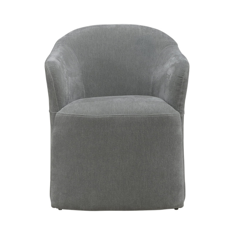 Idrees Accent Dining Chair W/ Casters, Sapphire