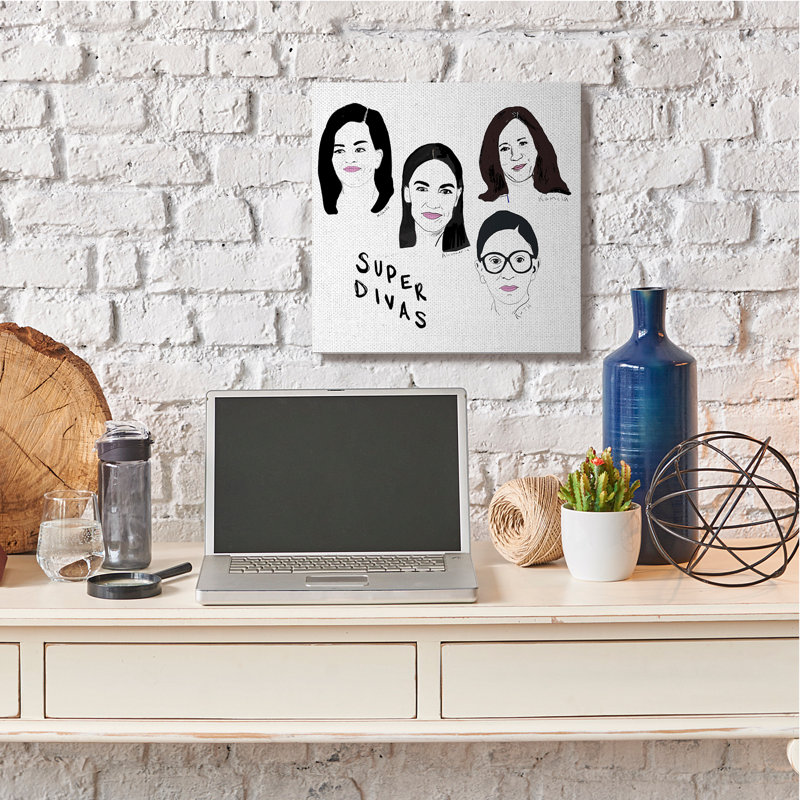 Personnages féminins éminents de la super divas, Toile tendue, H 24 po x l 24 po
