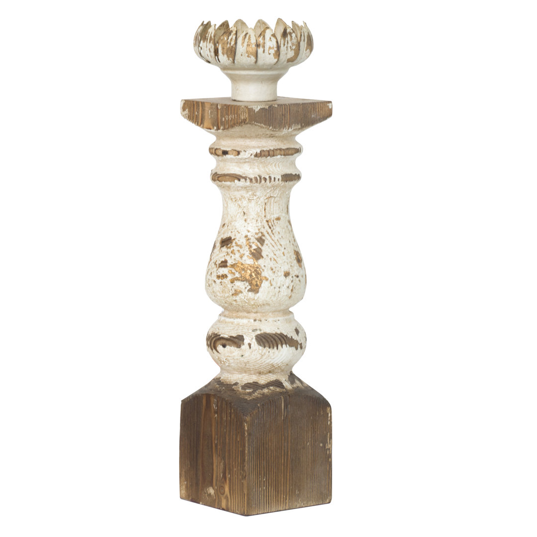 Quiroga 18.9'' H Tabletop Candlestick One Allium Way®