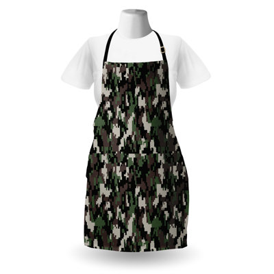Camouflage Bib Apron